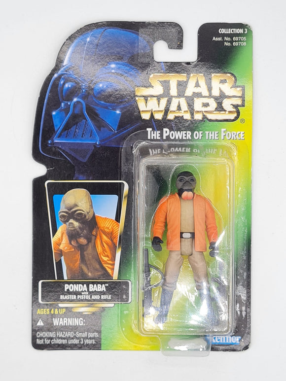 PONDA BABA STAR WARS POWER OF THE FORCE GREEN CARD 001