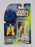 LUKE IN CERAMONIAL OUTFIT STAR WARS POWER OF THE FORCE GREEN CARD 002