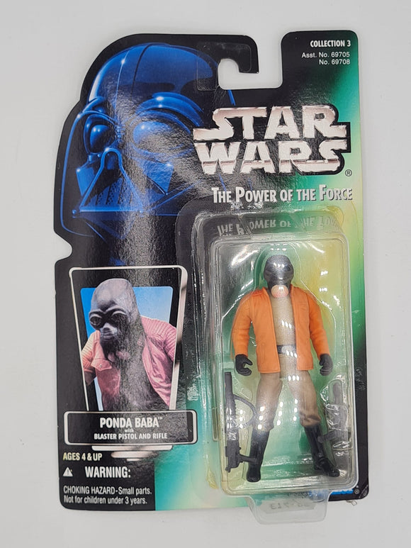 PONDA BABA STAR WARS POWER OF THE FORCE GREEN CARD 003
