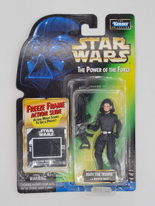 DEATH STAR TROOPER STAR WARS POWER OF THE FORCE GREEN CARD 001