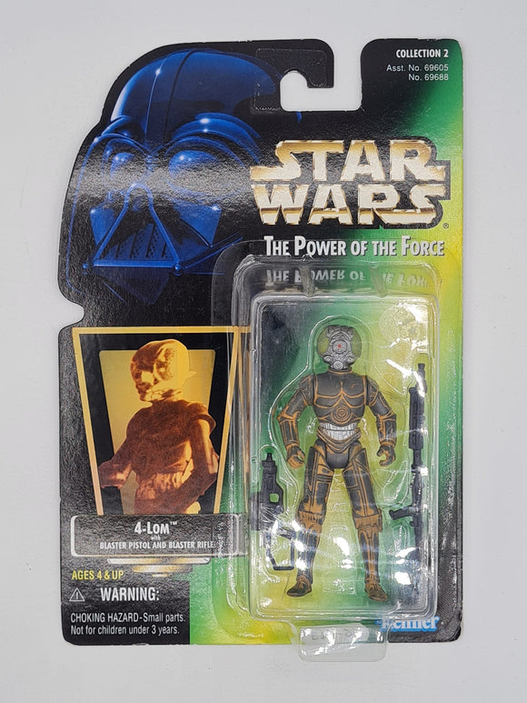 4-LOM STAR WARS POWER OF THE FORCE GREEN CARD 001