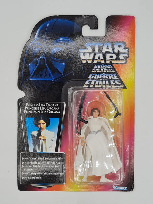 PRINCESS LEIA ORGANA STAR WARS POWER OF THE FORCE RED CARD 001