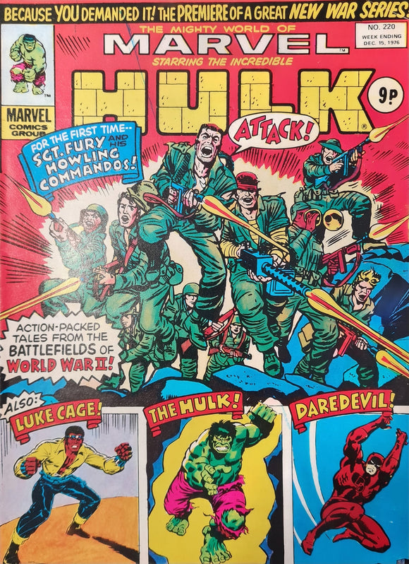 THE MIGHTY WORLD OF MARVEL STARRING THE INCREDIBLE HULK #220
