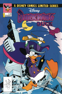 DARKWING DUCK #1 FACSIMILE PURPLE FOIL LOGO