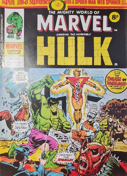 THE MIGHTY WORLD OF MARVEL STARRING THE INCREDIBLE HULK #192