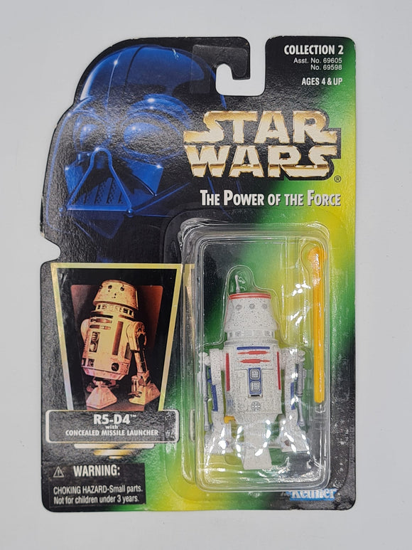 R5-D4 STAR WARS POWER OF THE FORCE GREEN CARD 001