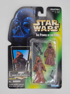 JAWAS STAR WARS POWER OF THE FORCE GREEN CARD 001