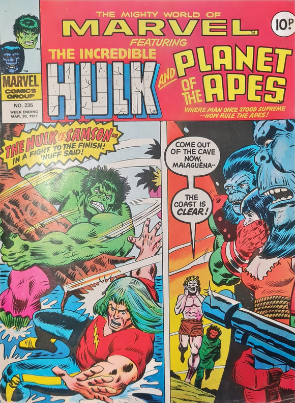 THE MIGHTY WORLD OF MARVEL STARRING THE INCREDIBLE HULK #235
