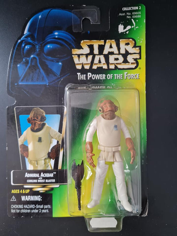 STAR WARS POWER OF THE FORCE ADMIRAL ACKBAR