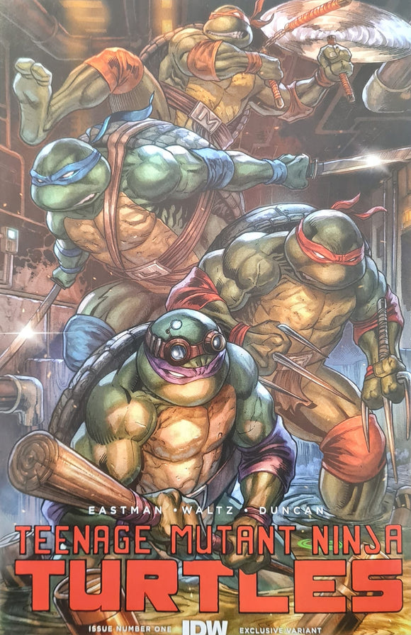 TEENAGE MUTANT NINJA TURTLES #1 SAJAD SHAH TRADE VARIANT