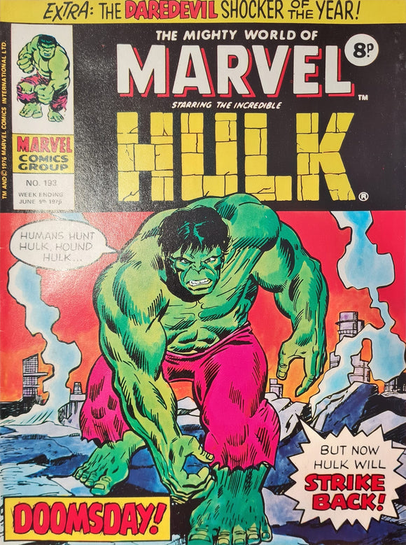 THE MIGHTY WORLD OF MARVEL STARRING THE INCREDIBLE HULK #193