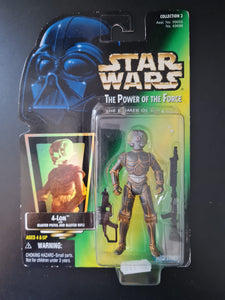 STAR WARS POWER OF THE FORCE 4-LOM HOLOGRAM CARD