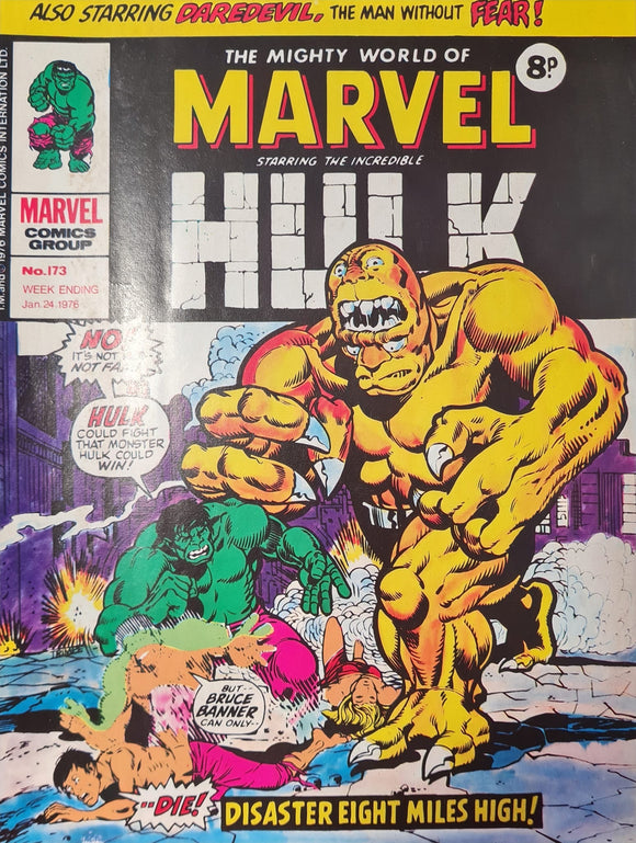 THE MIGHTY WORLD OF MARVEL STARRING THE INCREDIBLE HULK #173