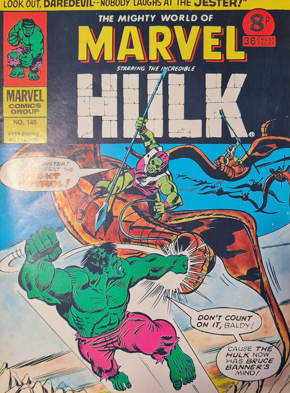 THE MIGHTY WORLD OF MARVEL STARRING THE INCREDIBLE HULK #145