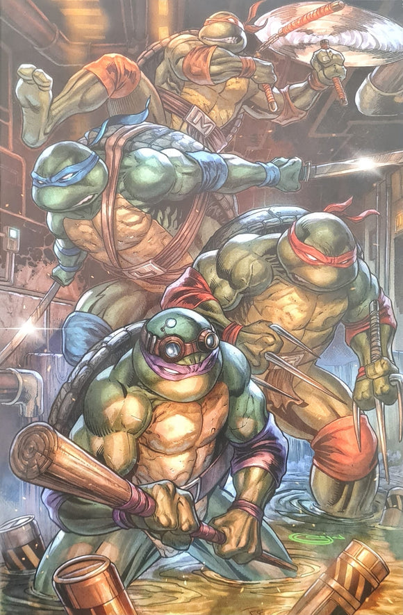 TEENAGE MUTANT NINJA TURTLES #1 SAJAD SHAH VIRGIN VARIANT