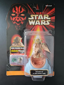 STAR WARS EPISODE 1 YODA WITH JEDI COUNCIL CHAIR