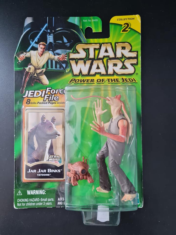 STAR WARS POWER OF THE JEDI JAR JAR BINKS JEDI FORCE FILE