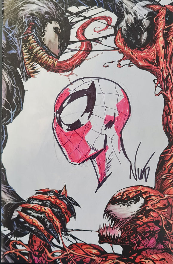 PETER PARKER THE SPECTACULAR SPIDER-MAN #300 SIGNED AND SKETCHED BY EDDIE NUNEZ