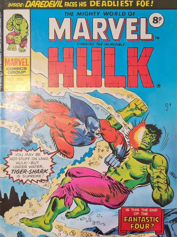 THE MIGHTY WORLD OF MARVEL STARRING THE INCREDIBLE HULK #154