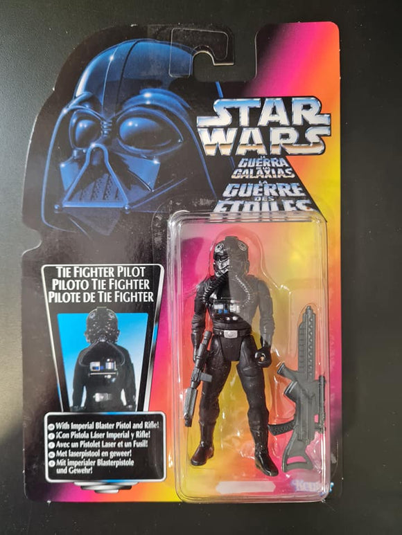 STAR WARS POWER OF THE FORCE TIE FIGHTER PILOT EURO RED CARD