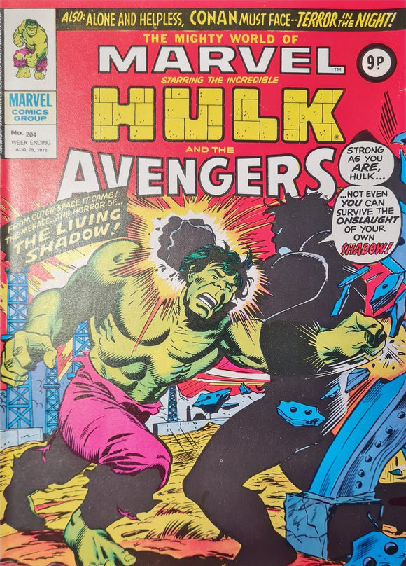 THE MIGHTY WORLD OF MARVEL STARRING THE INCREDIBLE HULK #204