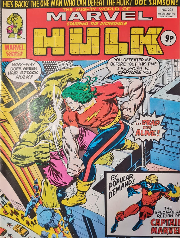 THE MIGHTY WORLD OF MARVEL STARRING THE INCREDIBLE HULK #223