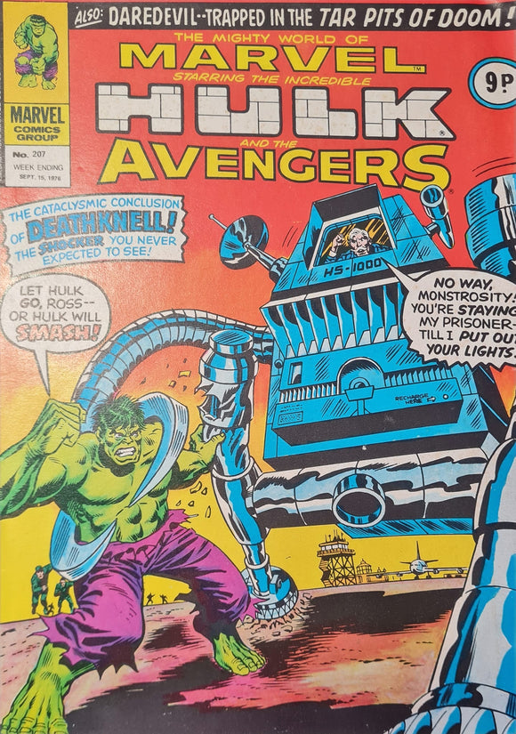 THE MIGHTY WORLD OF MARVEL STARRING THE INCREDIBLE HULK #207