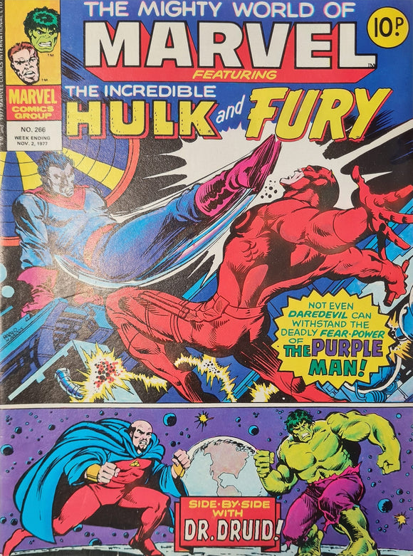 THE MIGHTY WORLD OF MARVEL STARRING THE INCREDIBLE HULK #266