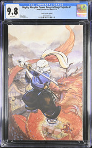 MIGHTY MORPHIN POWER RANGERS USAGI YOJIMBO #1 1 PER STORE VIRGIN VARIANT CGC 9.8