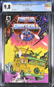 MASTERS OF THE UNIVERSE TMNT TURTLES OF GRASKULL #1 ZIRITT VARIANT CGC 9.8