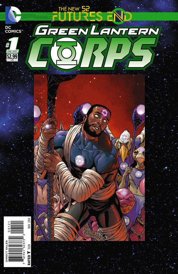 GREEN LANTERN CORPS FUTURES END #1 STANDARD COVER