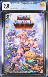 MASTERS OF THE UNIVERSE TMNT TURTLES OF GRASKULL #1 CGC 9.8