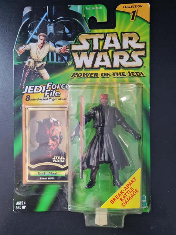 STAR WARS POWER OF THE JEDI DARTH MAUL JEDI FORCE FILE