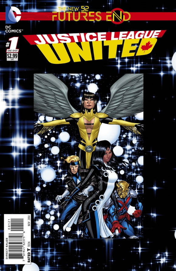 JUSTICE LEAGUE UNITED FUTURES END #1 STANDARD COVER
