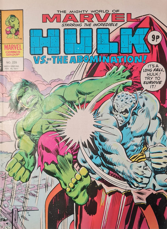 THE MIGHTY WORLD OF MARVEL STARRING THE INCREDIBLE HULK #229
