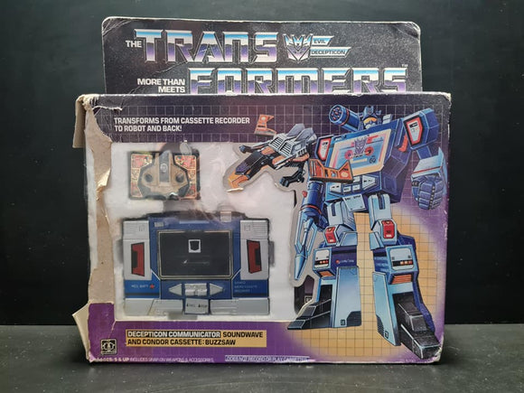 SOUNDWAVE TRANSFORMERS G1 Hasbro vintage c EUR 45,00 - FR SOUNDWAVE TRANSFORMERS G1 Hasbro vintage c EUR 45,00 - FR