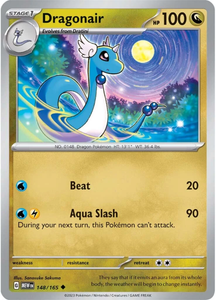 POKEMON SCARLET AND VIOLET 151 DRAGONAIR 148/165 SINGLE CARD