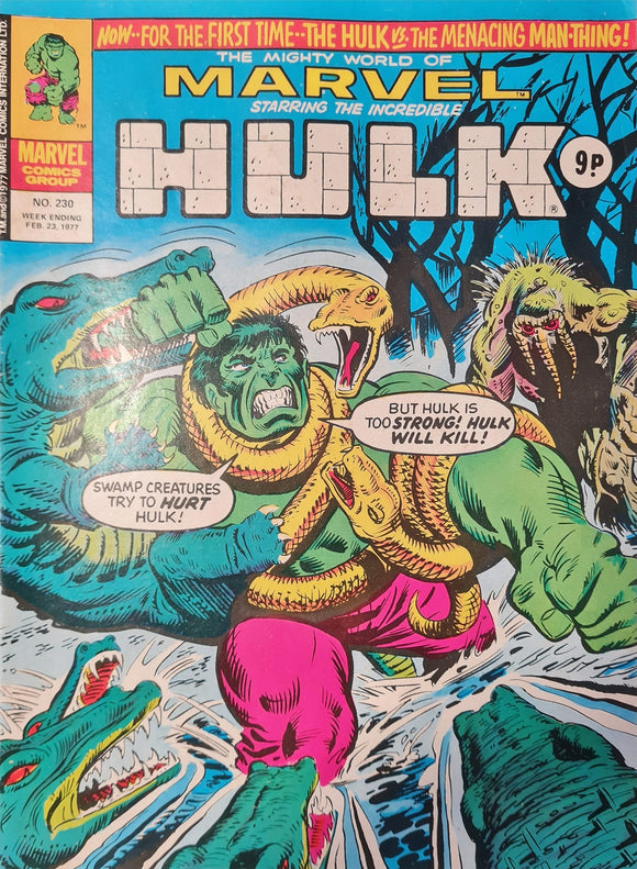THE MIGHTY WORLD OF MARVEL STARRING THE INCREDIBLE HULK #230