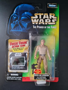 STAR WARS POWER OF THE FORCE LUKE SKYWALKER BESPIN FREEZE FRAME