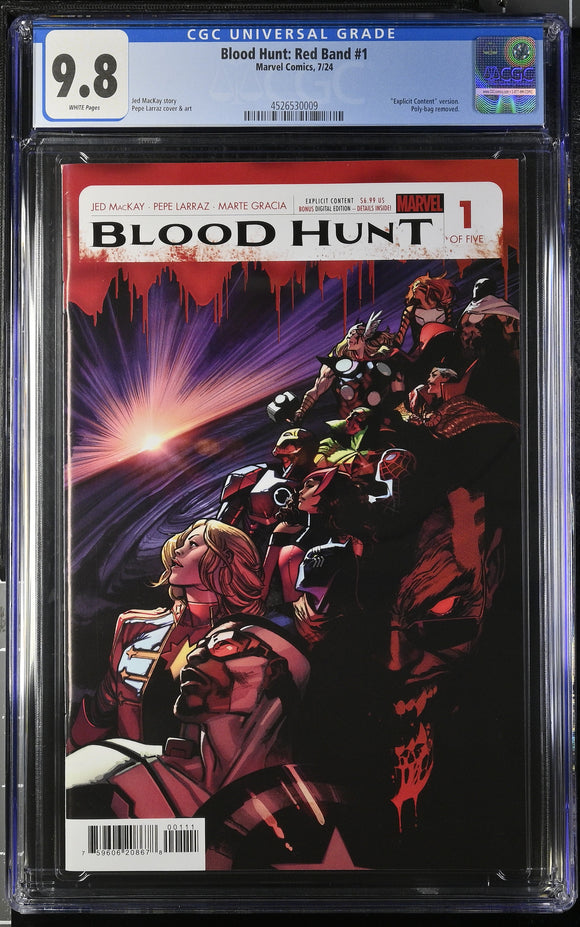 BLOOD HUNT RED BAND #1 CGC 9.8