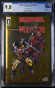 DEADPOOL & WOLVERINE WWIII #1 WHATNOT FOIL VARIANT CGC 9.8