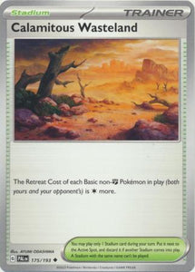 POKEMON SCARLET AND VIOLET PALDEA EVOLVED CALAMITOUS WASTELAND 175/193 SINGLE CARD