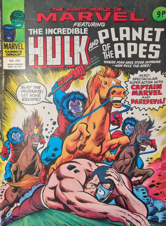 THE MIGHTY WORLD OF MARVEL STARRING THE INCREDIBLE HULK #233