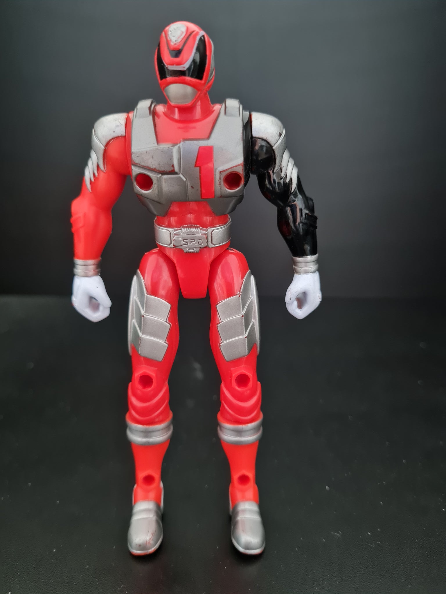Power Rangers Spd Ric Red Ranger POWER RANGERS SPD BATTLIZED RED RANGER RANGER 001 – Zukes Pop Culture