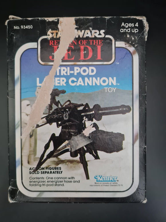 TRI-POD LASER CANNON STAR WARS KENNER 1980 COMPLETE BOXED 002