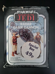 RADAR LASER CANNON STAR WARS KENNER 1982 COMPLETE BOXED 002