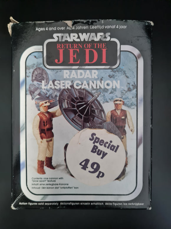 RADAR LASER CANNON STAR WARS KENNER 1982 COMPLETE BOXED 002