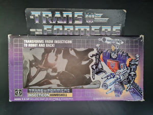 TRANSFORMERS G1 INSECTICON BOMBSHELL 001