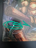 TEENAGE MUTANT NINJA TURTLES #1 SAJAD SHAH VIRGIN VARIANT SIGNED AND REMARQUED BY SAJAD SHAH