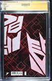 TRANSFORMERS #6 SIGNED AND REMARQUED BY STEPHEN BASKERVILLE CGC 9.8 4718913001